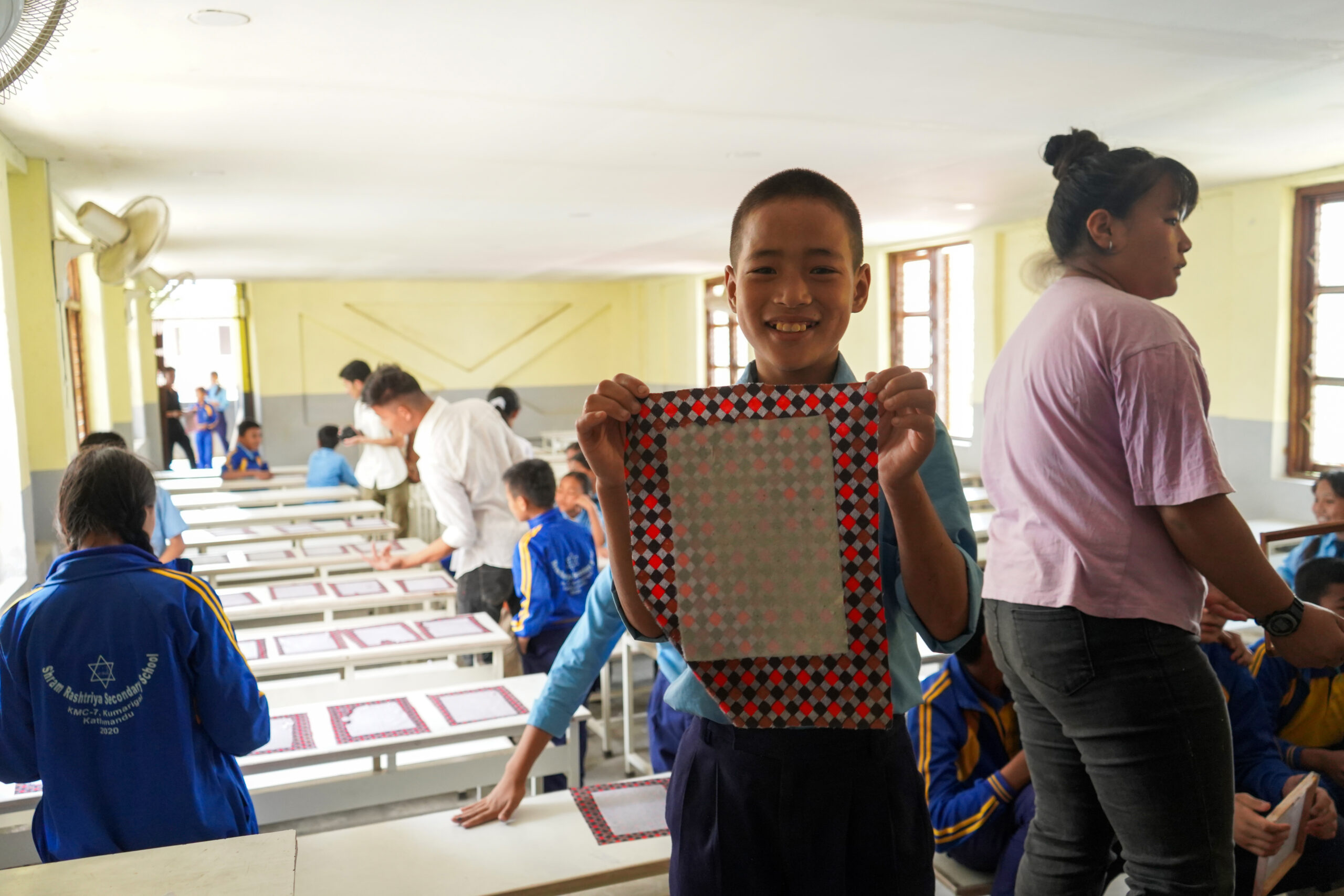 Taller de reciclaje de papel